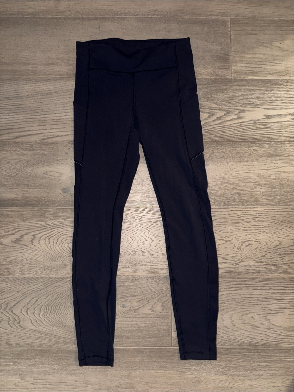 lululemon athletica Navy High-Rise Leggings with Side Panels